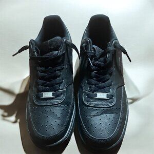 Nike court vision black shoes for men